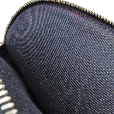 ルイヴィトン LOUIS VUITTON アヴェニュー スリングバッグ M46344 ブラック×グリーン×ネイビー レザー モノグラムレコードキャンバス ボディバッグ シルバー金具 黒 緑 紺 LVフォールコレクション