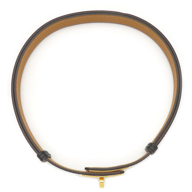 エルメス HERMES ケリー 18 ブラック ヴォーエプソン GP ベルト ゴールド金具 新品 未使用 黒 ターンロック金具 スライド調節