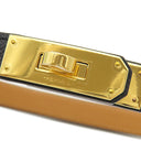 エルメス HERMES ケリー 18 ブラック ヴォーエプソン GP ベルト ゴールド金具 新品 未使用 黒 ターンロック金具 スライド調節