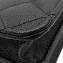 シャネル CHANEL マトラッセ クラシックフォンホルダー チェーンクラッチ AP4402 B18715 94305 ブラック カーフ キャビアスキン 2WAYバッグ ゴールド金具 黒 チェーンショルダー