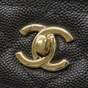 シャネル CHANEL マトラッセ クラシックフォンホルダー チェーンクラッチ AP4402 B18715 94305 ブラック カーフ キャビアスキン 2WAYバッグ ゴールド金具 黒 チェーンショルダー