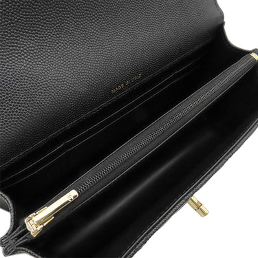 シャネル CHANEL マトラッセ クラシックフォンホルダー チェーンクラッチ AP4402 B18715 94305 ブラック カーフ キャビアスキン 2WAYバッグ ゴールド金具 黒 チェーンショルダー