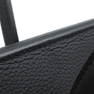 エルメス HERMES バーキン40 ブラック トゴ ハンドバッグ シルバー金具 黒
