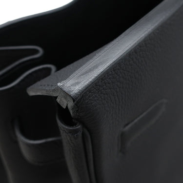 エルメス HERMES バーキン40 ブラック トゴ ハンドバッグ シルバー金具 黒