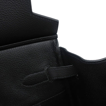 エルメス HERMES バーキン40 ブラック トゴ ハンドバッグ シルバー金具 黒