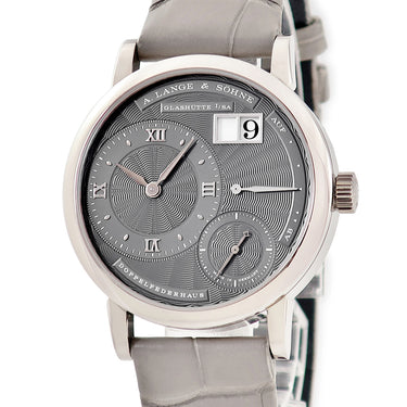 腕時計 ランゲ&ゾーネ LANGE&SOHNE リトル ランゲ1 181.038 LSLS1813AA 手巻き メンズ K18WG無垢 アウトサイズデイト スモールセコンド