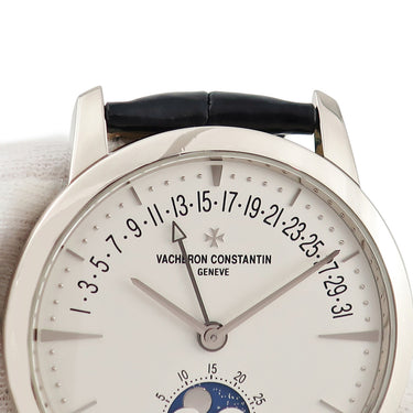 腕時計 ヴァシュロン・コンスタンタン VACHERON CONSTANTIN パトリモニー ムーンフェイズ レトログラード デイト 4010U/000G-B330 自動巻き メンズ