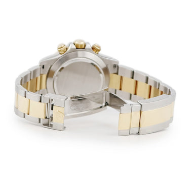 腕時計 ロレックス ROLEX コスモグラフ デイトナ 116523 V番 自動巻き メンズ V番 K18YG×SS コンビ クロノグラフ アイボリー×ブラック