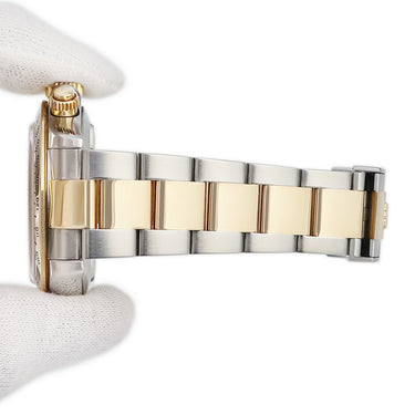 腕時計 ロレックス ROLEX コスモグラフ デイトナ 116523 V番 自動巻き メンズ V番 K18YG×SS コンビ クロノグラフ アイボリー×ブラック