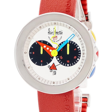 腕時計 アランシルベスタイン ALAIN SILBERSTEIN ロンド クロノ 自動巻き メンズ 赤 Rondo Krono 限定 ラウンド