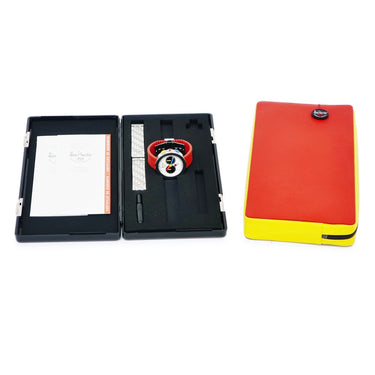 腕時計 アランシルベスタイン ALAIN SILBERSTEIN ロンド クロノ 自動巻き メンズ 赤 Rondo Krono 限定 ラウンド