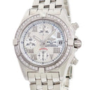 腕時計 ブライトリング BREITLING クロノ コックピット A13358 自動巻き メンズ 純正ダイヤ ホワイトシェル ラウンド ローマン