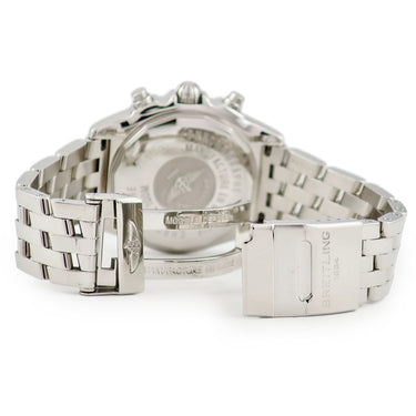 腕時計 ブライトリング BREITLING クロノ コックピット A13358 自動巻き メンズ 純正ダイヤ ホワイトシェル ラウンド ローマン