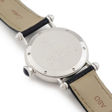 腕時計 カルティエ Cartier ディアボロ LM プラチナ W1509751 手巻き メンズ レディース メーカーOH済 Pt950 ギョウシェ 青針