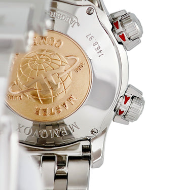 腕時計 ジャガールクルト JAEGER LECOULTRE マスターコンプレッサー メモボックス Ｑ1708170 146.8.97 自動巻き メンズ 回転式インナーベゼル