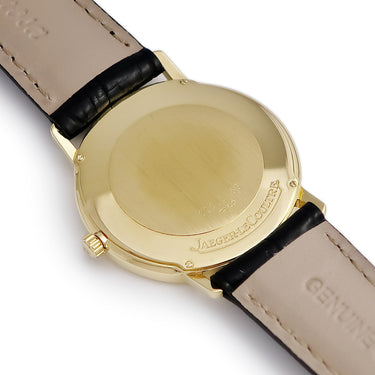 腕時計 ジャガールクルト JAEGER LECOULTRE ラウンド 111.1.86 手巻き メンズ K18YG無垢 ホワイト ローマン ポストヴィンテージ