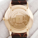 腕時計 ジャガールクルト JAEGER LECOULTRE マスター ウルトラスリム 145.2.79 手巻き メンズ K18PG無垢 薄型 バー アラビア シルバー