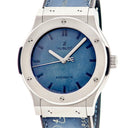 腕時計 ウブロ HUBLOT クラシックフュージョン ベルルッティ スクリット 511.NX.050B.VR.BER16 自動巻き メンズ 青 限定