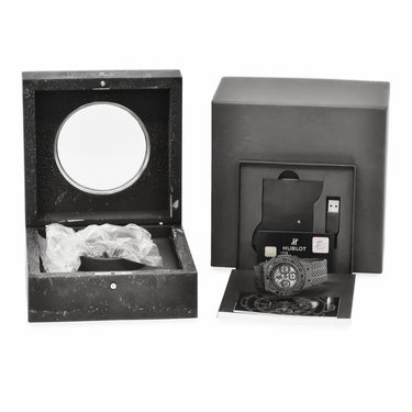 腕時計 ウブロ HUBLOT ビッグバン アエロバン オールブラック クロノグラフ 311.CI.1110.RX.1100 自動巻き メンズ 純正ダイヤ 限定