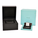 腕時計 ボーム&メルシエ BAUME&MERCIER ハンプトン ティファニー Wネーム 65577 自動巻き メンズ 青針 オープンハート シルバー