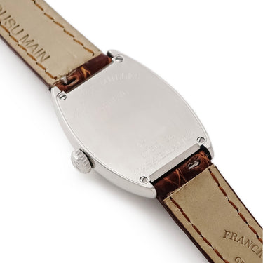 腕時計 フランクミュラー FRANCK MULLER カサブランカ 1750 S6 CASA 手巻き レディース ベージュ ビザン数字 青針 スモールセコンド