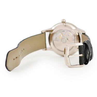 腕時計 ジャケ・ドロー Jaquet Droz グラン セコンド カンティエーム アイボリー エナメル J014014201 自動巻き メンズ K18WG無垢 白