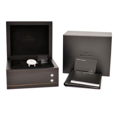 腕時計 ジャケ・ドロー Jaquet Droz グラン セコンド カンティエーム アイボリー エナメル J014014201 自動巻き メンズ K18WG無垢 白