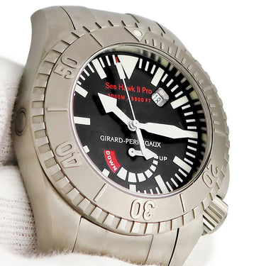 腕時計 ジラールペルゴ GIRARD PERREGAUX シーホーク2 プロ3000 49940-21-631-21A 自動巻き メンズ デイト パワーリザーブインジケーター