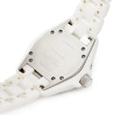 腕時計 シャネル CHANEL J12 H0967 クオーツ メンズ レディース 純正ダイヤ パヴェ 白 ホワイトセラミック ラウンド