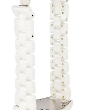 腕時計 シャネル CHANEL J12 H0967 クオーツ メンズ レディース 純正ダイヤ パヴェ 白 ホワイトセラミック ラウンド