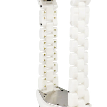 腕時計 シャネル CHANEL J12 H0967 クオーツ メンズ レディース 純正ダイヤ パヴェ 白 ホワイトセラミック ラウンド