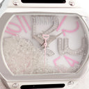 腕時計 デュナミス DUNAMIS スパルタン SP-S23 自動巻き メンズ 純正ダイヤ ジェイソンオブビバリーヒルズ ホワイト ピンク