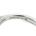 カール・ブラックバーン CARL BLACKBURN ダイヤ ルビー ホワイトゴールド×レッド K18WG ダイヤモンド ルビー リング 指輪 ホワイトゴールド Au750 18K ドーム型 フラワーモチーフ 透かし彫り 13号