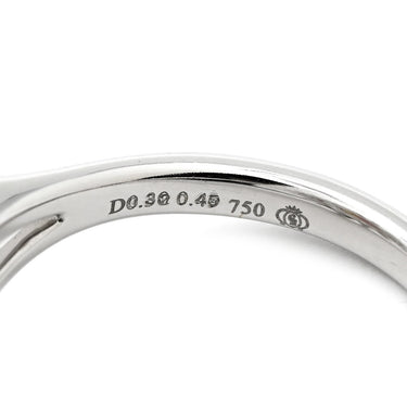 カール・ブラックバーン CARL BLACKBURN ダイヤ ルビー ホワイトゴールド×レッド K18WG ダイヤモンド ルビー リング 指輪 ホワイトゴールド Au750 18K ドーム型 フラワーモチーフ 透かし彫り 13号