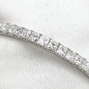 ノンブランド NON BRAND ダイヤ フープピアス ホワイトゴールド K18WG ダイヤモンド ピアス 18K Au750 WG 両耳用 インサイドアウト サークル