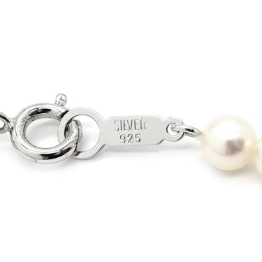 TASAKI TASAKI 淡水パールネックレス パールホワイト×シルバー パール シルバー925 ネックレス 真珠 タサキ パール 一連 SV シルバー 925 42.5cm