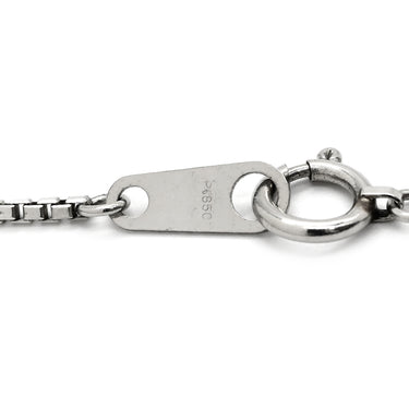 ノンブランド NON BRAND ブルーサファイア 2.26ct ダイヤ 0.65ct ブルー×プラチナシルバー Pt900 サファイア ダイヤモンド Pt850(チェーン) ネックレス Pt900 プラチナ 青 ヘイロー クロス 十字架 オーバル ベネチアン