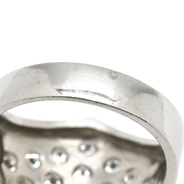 ノンブランド NON BRAND ダイヤ パヴェリング プラチナシルバー Pt900 ダイヤモンド リング 指輪 スクエア 1.21ct Pt ダイヤモンド ひし形 13号