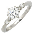 ノンブランド NON BRAND ダイヤ 0.62ct プラチナシルバー Pt900 ダイヤモンド リング 指輪 プラチナム Pt900 5P 5石 5粒 メレダイヤ エンゲージ ブライダルリング サイドストーン 11号