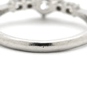 ノンブランド NON BRAND ダイヤ 0.62ct プラチナシルバー Pt900 ダイヤモンド リング 指輪 プラチナム Pt900 5P 5石 5粒 メレダイヤ エンゲージ ブライダルリング サイドストーン 11号