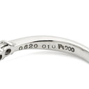 ノンブランド NON BRAND ダイヤ 0.62ct プラチナシルバー Pt900 ダイヤモンド リング 指輪 プラチナム Pt900 5P 5石 5粒 メレダイヤ エンゲージ ブライダルリング サイドストーン 11号