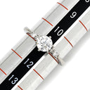 ノンブランド NON BRAND ダイヤ 0.62ct プラチナシルバー Pt900 ダイヤモンド リング 指輪 プラチナム Pt900 5P 5石 5粒 メレダイヤ エンゲージ ブライダルリング サイドストーン 11号
