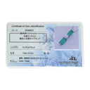 ノンブランド NON BRAND エメラルド 1.53ct ダイヤ ペンダント プラチナシルバー Pt950 エメラルド ダイヤモンド Pt850(チェーン) ネックレス 緑 1Pダイヤ スクエア エメラルドカット ベネチアンチェーン プラチナ