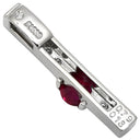 TASAKI TASAKI ルビー ダイヤ レッド×プラチナシルバー Pt900 ルビー ダイヤモンド ペンダントトップ タサキ 田崎 Pt900 赤 レッド ネックレストップ パヴェ バー ラインデザイン