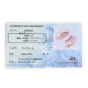 TASAKI TASAKI ホワイト×ピンク×イエローゴールド K18YG ダイヤモンド ピンクトルマリン ホワイトマザーオブパール イヤリング 750YG Au750 ダイヤ シェル トルマリン バイカラー クレセント 扇形