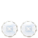 ノンブランド NON BRAND ルビー ダイヤピアス プラチナシルバー×レッド Pt900 ルビー ダイヤモンド ピアス 赤 plat900 オーバルミックスカット