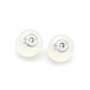 ノンブランド NON BRAND ルビー ダイヤピアス プラチナシルバー×レッド Pt900 ルビー ダイヤモンド ピアス 赤 plat900 オーバルミックスカット