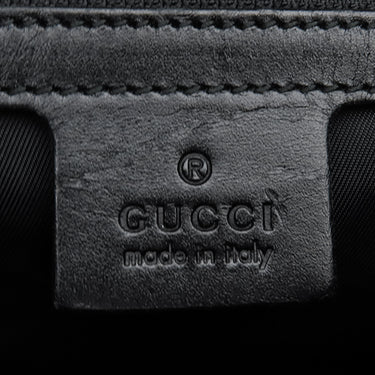 グッチ GUCCI エンブロイダリー バックパック 429037 ブラック ナイロン リュック・デイパック ブラック金具 黒 タイガー