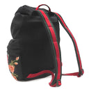 グッチ GUCCI エンブロイダリー バックパック 429037 ブラック ナイロン リュック・デイパック ブラック金具 黒 タイガー