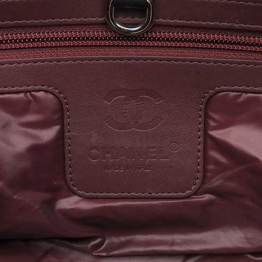 シャネル CHANEL コココクーン トートバッグ PM A48610 ブラック ナイロン レザー トートバッグ シルバー金具 黒